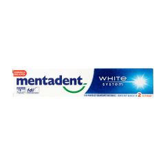 Mentadent Dentifricio white system ml. 75 + 25
